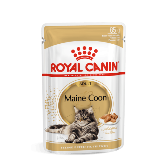 Royal Canin Maine Coon Adult – Hrană Umedă în Sos pentru Pisici – 85 g